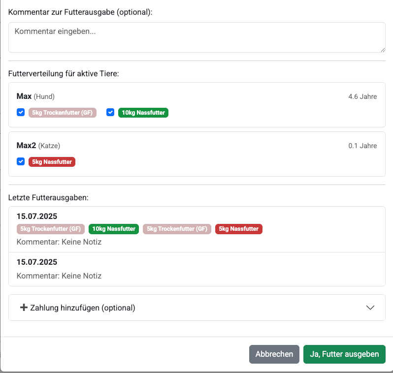 Screenshot: Neuen Tag anlegen